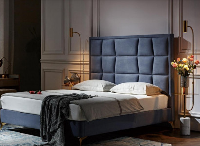 Design Bed Bedroom Beds Textile Hotel Luxury Upholstery Seat Fabric new Furniture